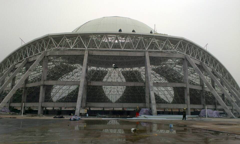 黄骅温泉馆网架工程